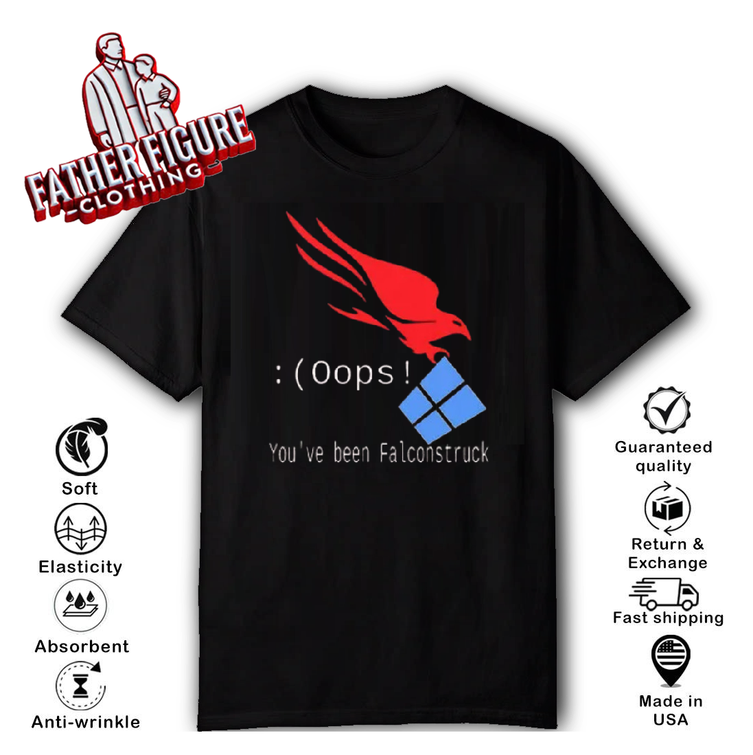 CrowdStrike Microsoft Windows You've Been Falconstruck Women's T-Shirt