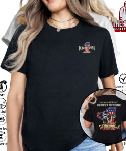 Evel Knievel Live Hard Ride Fast Regret Nothing T Shirt