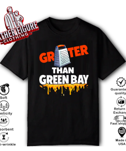 Alternative view of Grater Than Green Bay Greater Cheese Grate T-Shirt