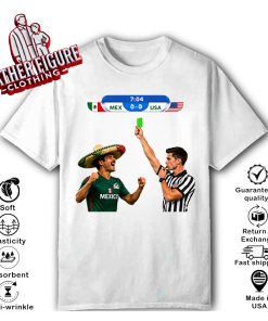 Green Card Soccer Mexico Vs USA Football Meme Shirt