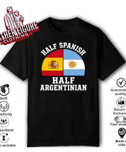 Half Spanish Half Argentina World Cup 2026 T Shirt