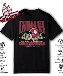Alternative view of Indiana 2026 Chick-Fil-A Peach Bowl Champions T-Shirt