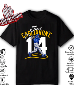 Jac Caglianone No 14 Kansas City Royals Baseball T Shirt