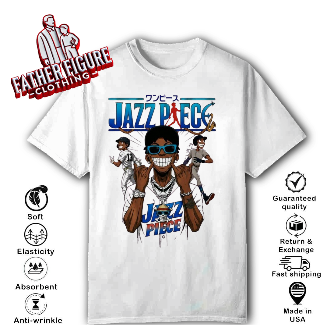 Jazz Chisholm Jr Jazz Piece One Piece Shirt Elevate your game day style this 2026 season with the Jazz Chisholm Jr Jazz Piece One Piece Shirt, designed for passionate fans ready to celebrate their favorite player. This vibrant shirt captures the essence of jazz, embodying the rhythm and excitement of live baseball moments. Whether you’re at the stadium or hosting a watch party, this shirt is your perfect companion to showcase your unwavering support and stand out in the crowd.