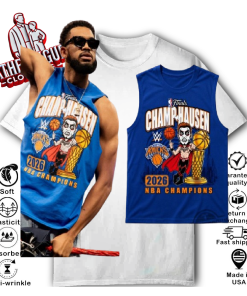 Karl-Anthony Towns KAT Danhausen Knicks 2026 NBA Finals Champions Tank Top Shirt
