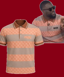 Alternative view of Kevin Hart Damier Striped Polo Shirt 2026