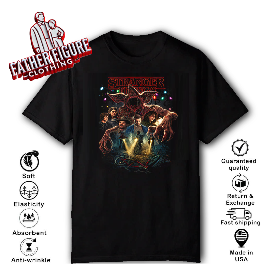 Stranger Things S1 10th Anniversary T Shirt