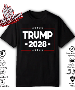 Alternative view of Trump 2028 Political Campaign T Shirt