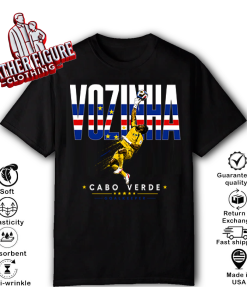Alternative view of Vozinha Cabo Verde Goalkeeper Soccer T Shirt