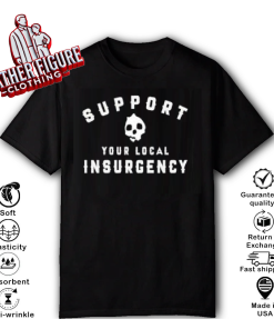 Alternative view of War Doll Support Your Local Insurgency V-Neck T-Shirt