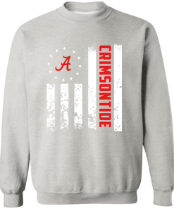 The USA Alabama Crimson Tide American Flag T Shirt