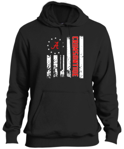 Alternative view of The USA Alabama Crimson Tide American Flag T Shirt