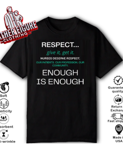 Respect Nurses Enough Is Enough T Shirt