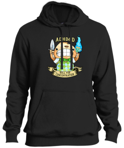 Alternative view of ADHD&D Roll For Concentration Dungeons Dragons T Shirt