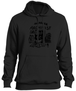 Alternative view of Archivist Not Hoarder Cat Bookworm Librarian T Shirt