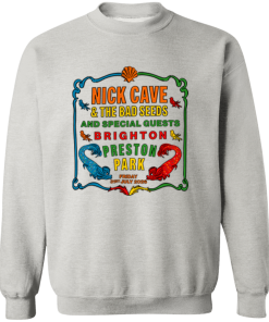 Nick Cave And The Bad Seeds Brighton Preston Park 2026 T Shirt